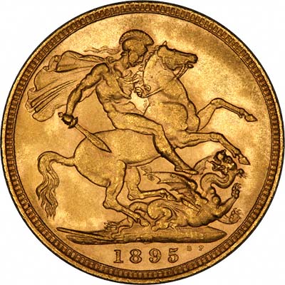 Reverse of 1895 M Sovereign