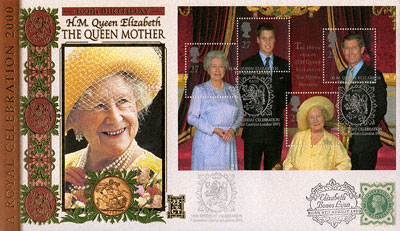 1900 Sovereign The Queen Mother - First Day Cover