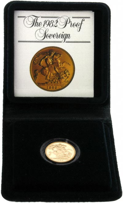 1982 Proof Sovereign in Presentation Box