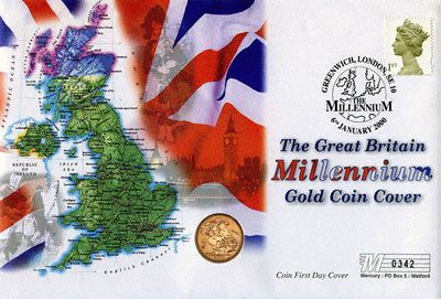 2000 Sovereign - Millennium - First Day Cover