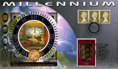 2000 Sovereign - Millennium - First Day Cover Obverse
