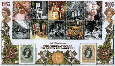 2003 Sovereign - The Queen's Coronation Jubilee - First Day Cover