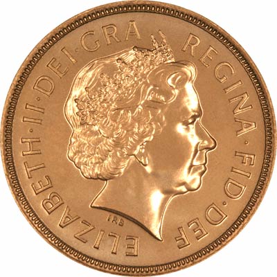 Obverse of 2003 Proof Sovereign